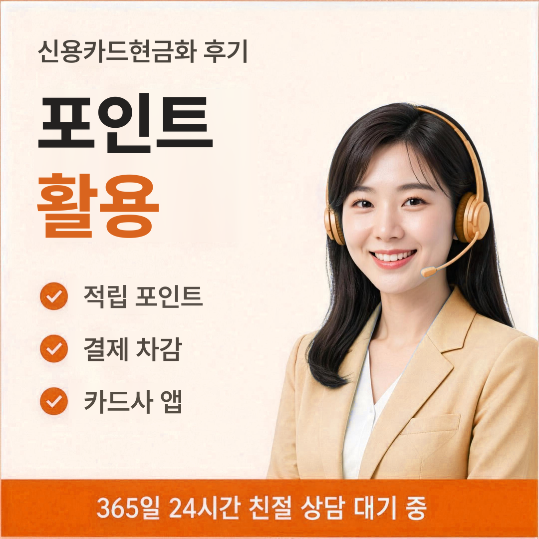 다음머니 신용카드현금화 후기 포인트 활용 안내